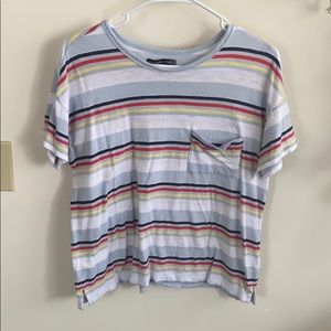 cute, striped top from abercrombie. size s